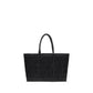 Black Raffia Shoulder Bag