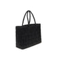 Black Raffia Shoulder Bag