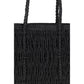 Black Raffia Shoulder Bag