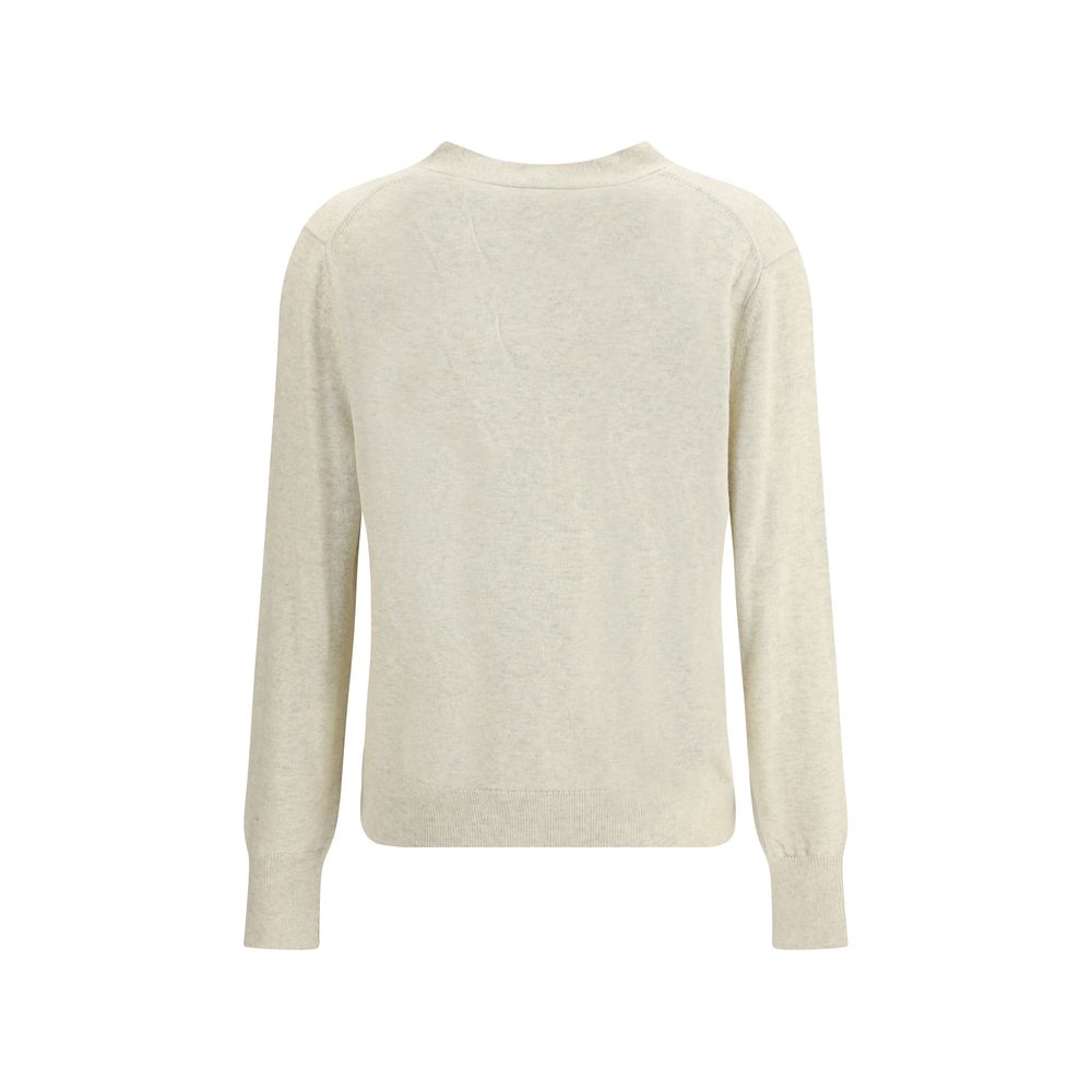 White Cotton Cardigan