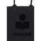 Black Cotton Shoulder Bag