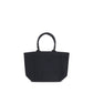 Black Cotton Shoulder Bag