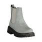 "Grey Polyurethane Women's Boot"