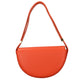 Orange Leather Shoulder Bag