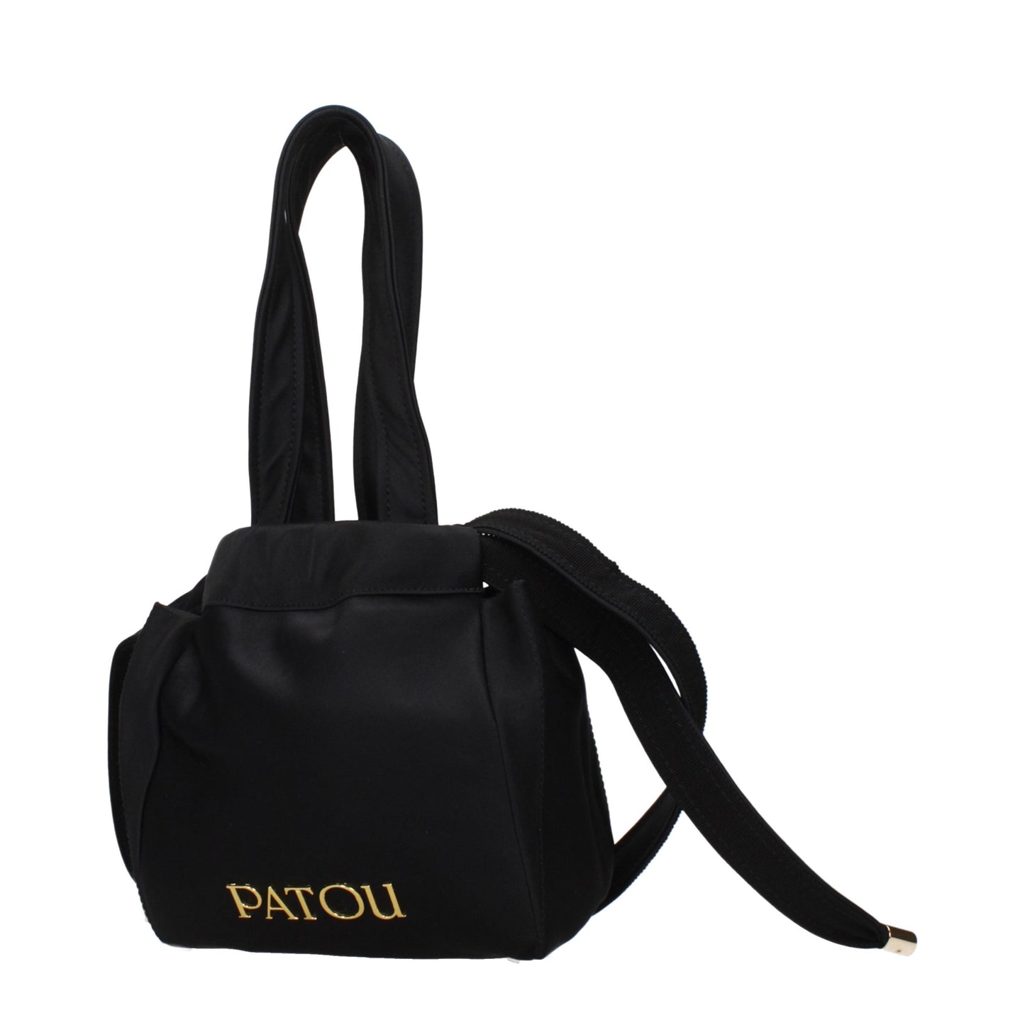 Black Fabric Handbag