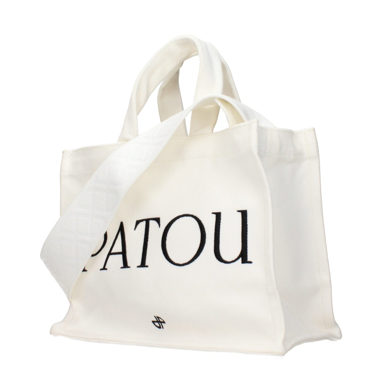 White Fabric Handbag