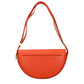Orange Leather Shoulder Bag