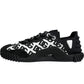 Black Logo Lace Up Low Top NS1 Sneakers Shoes
