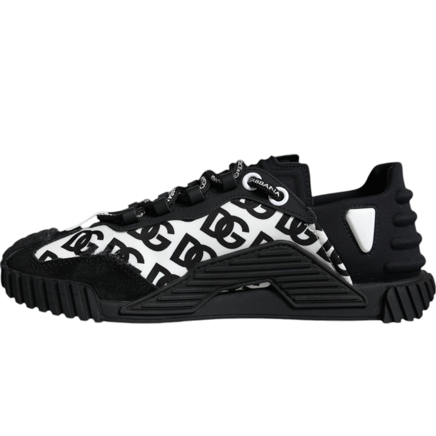 Black Logo Lace Up Low Top NS1 Sneakers Shoes