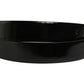 Black Classic Leather Silver Tone Buckle Belt