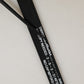Black Fabric Leather Barcode Silver Buckle Belt