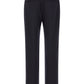 Blue Polyester Dress Pants