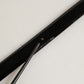 Black Classic Leather Silver Tone Buckle Belt