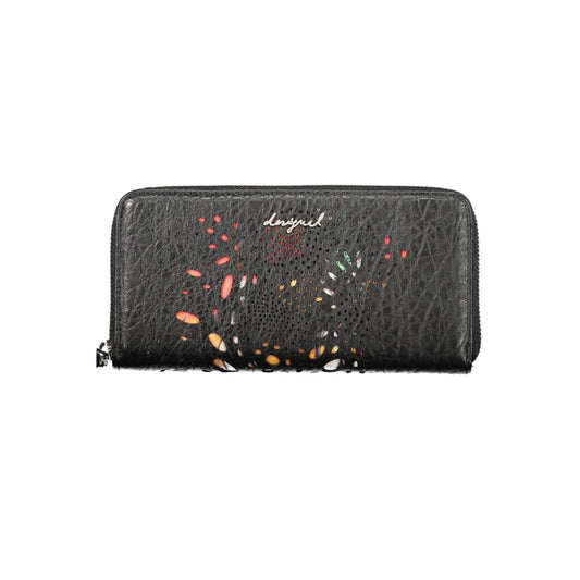 Nero Polyurethane Womens Wallet