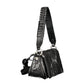 Black Polyurethane Women Bag