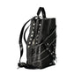 Black Polyurethane Women's Backpack