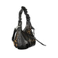 Black Polyurethane Women's Bag