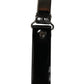 Black Adjustable Silver Metal Clips Suspenders