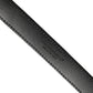 Black Canvas Leather Gold Metal Buckle Belt