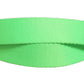 Green Canvas Logo Plaque Metal Buckle Belt