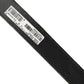 Beige Black Woven Leather Metal Buckle Belt