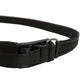 Men Black Nylon Webbing Plastic Buckle Belt