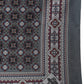 Gray Geometric Pocket Square Foulard Scarf