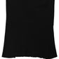 Men Black Viscose Knitted Neck Warmer Scarf