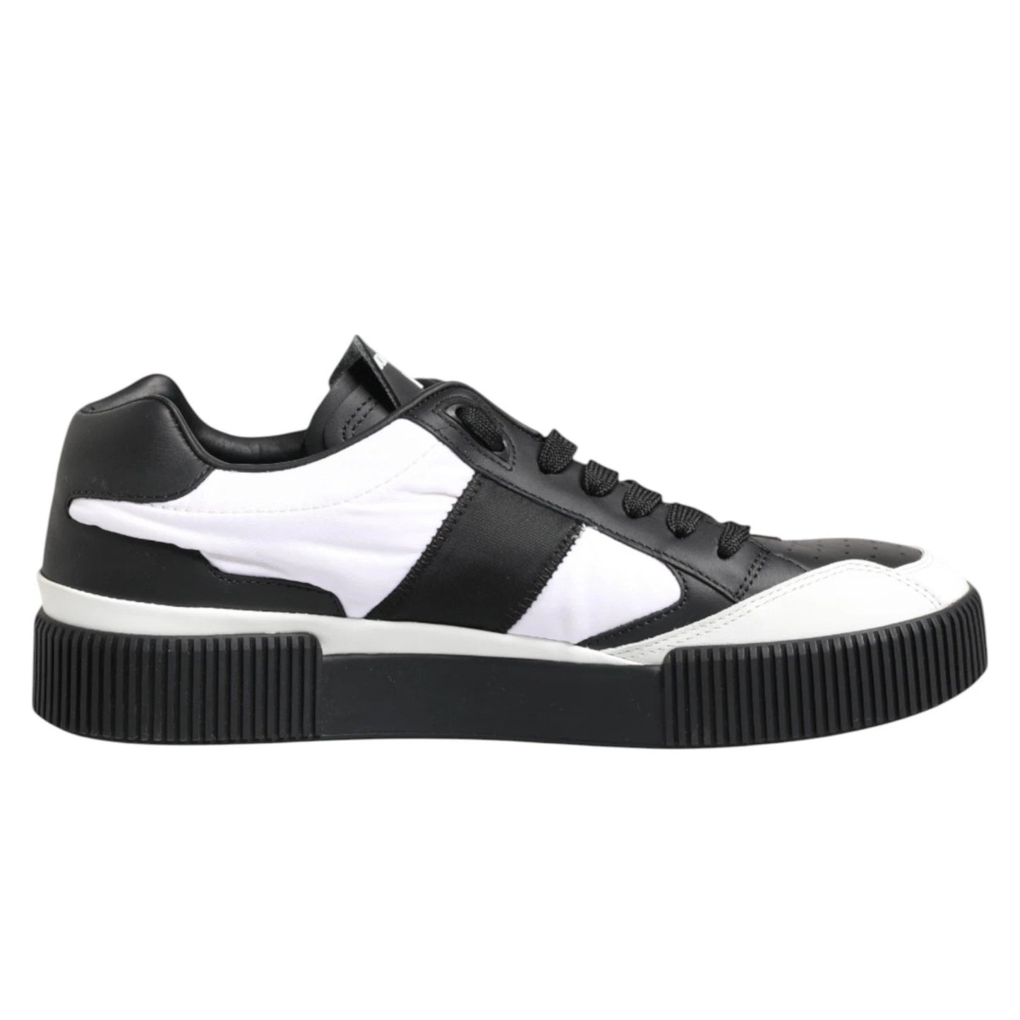Black White MIAMI Low Top Men Sneakers Shoes