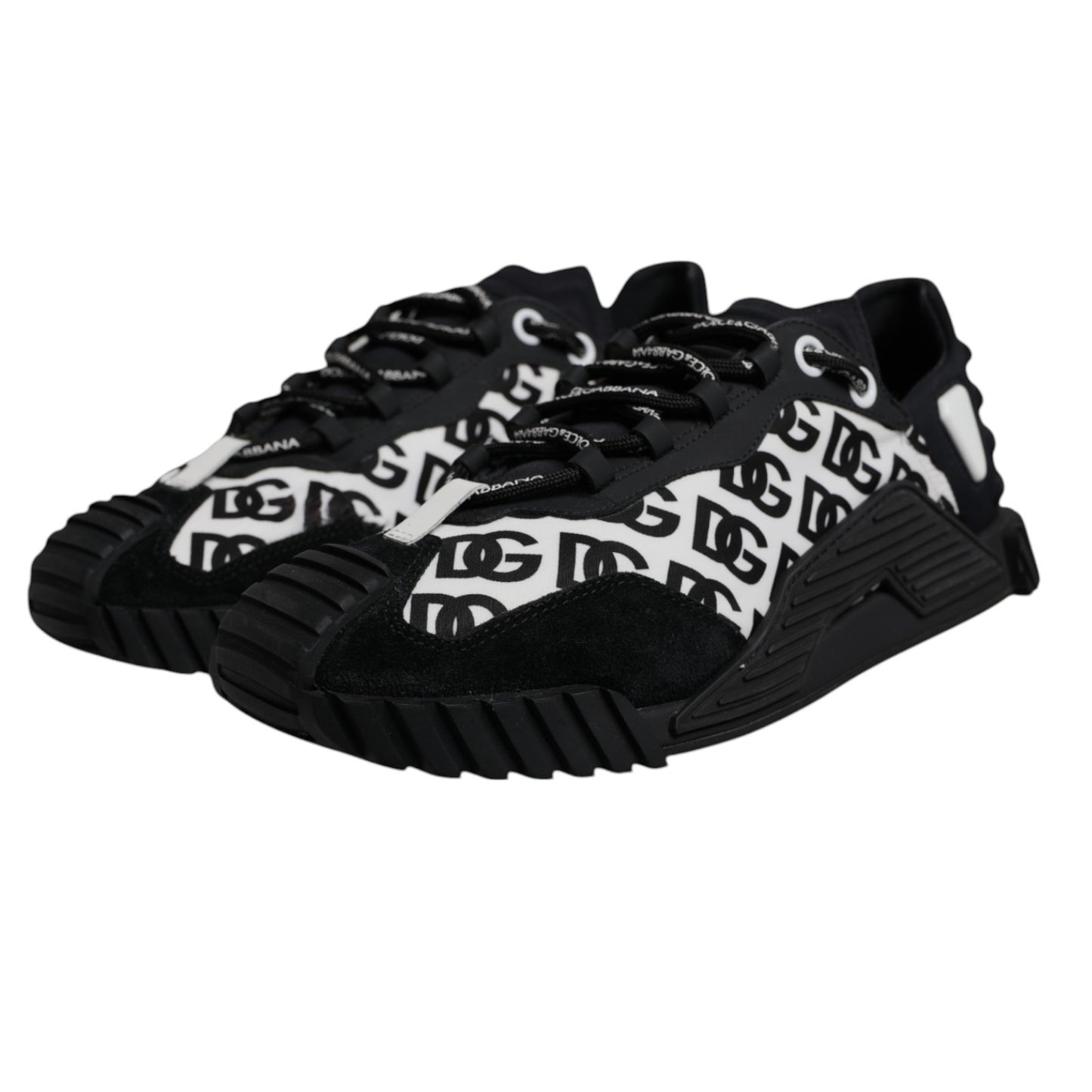 Black Logo Lace Up Low Top NS1 Sneakers Shoes