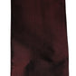 Burgundy Silk Dotted Fringed Neck Shawl Scarf