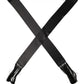 Men Black Satin Silk Fringed Neck Shawl Scarf