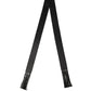 Men Black Satin Silk Fringed Neck Shawl Scarf