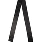 Men Black Satin Silk Skinny Neck Shawl Scarf