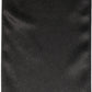 Men Black Satin Silk Skinny Neck Shawl Scarf
