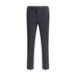 Black Wool Oves Aries Casual Pants