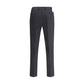 Black Wool Oves Aries Casual Pants
