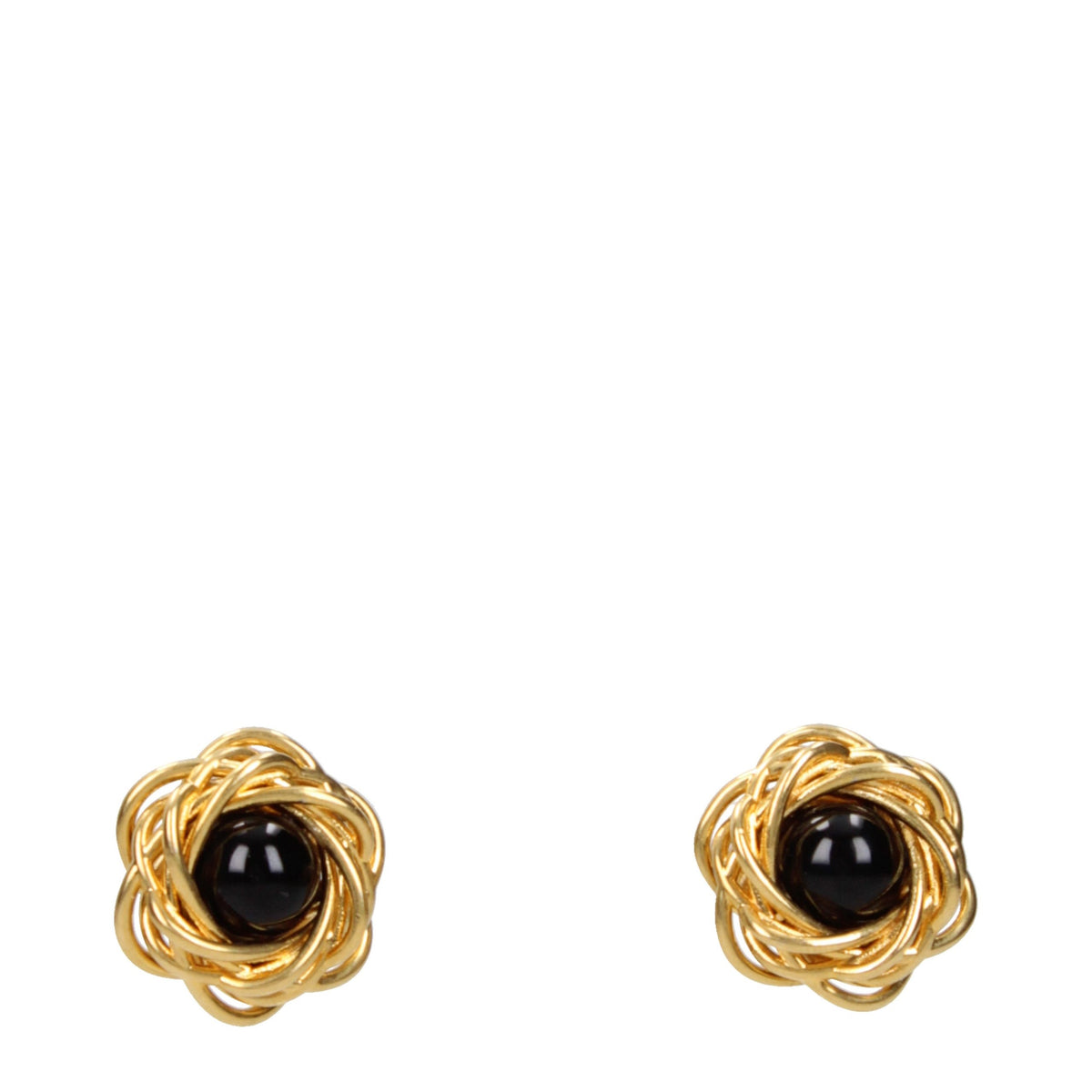Gold Brass Earrings