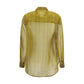 Beige Silk Pattern Shirt