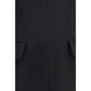 Black Polyamide Casual Dress