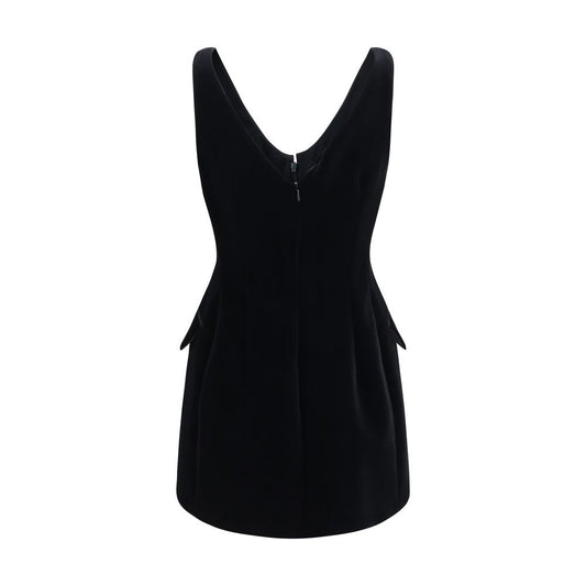 Black Polyester Cocktail Dress
