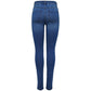 Light Blue Cotton Skinny Jeans