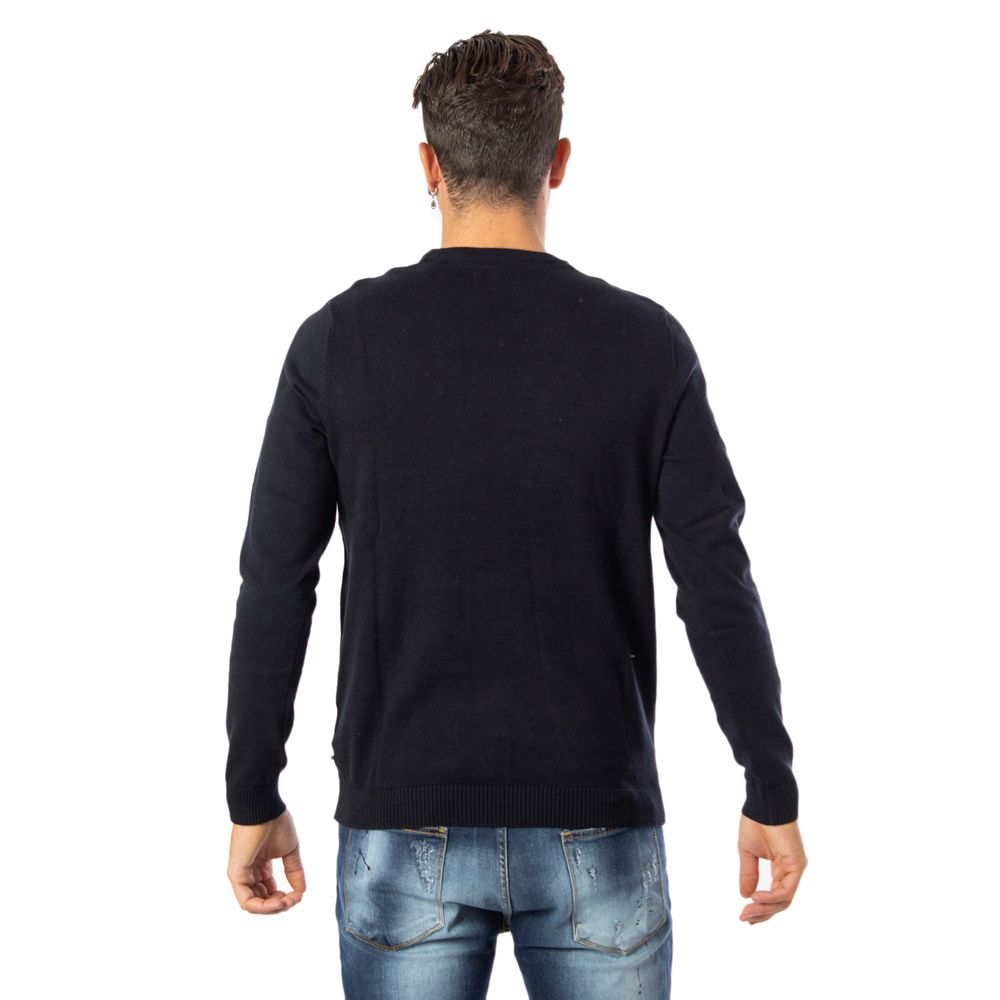Black Cotton Sweatshirt