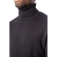 Black Cotton Turtleneck