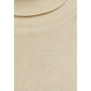 Beige Cotton Turtleneck