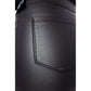 Black Viscose Skinny Jeans