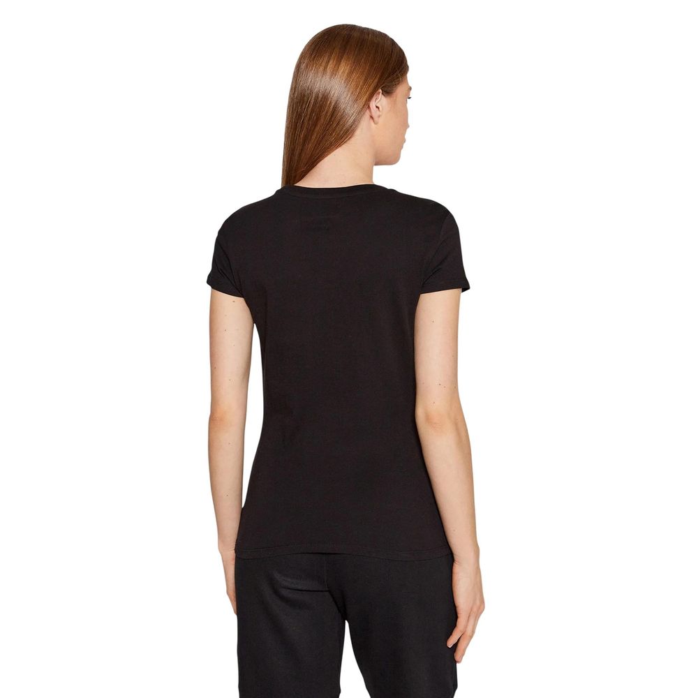 Black Cotton T-Shirt