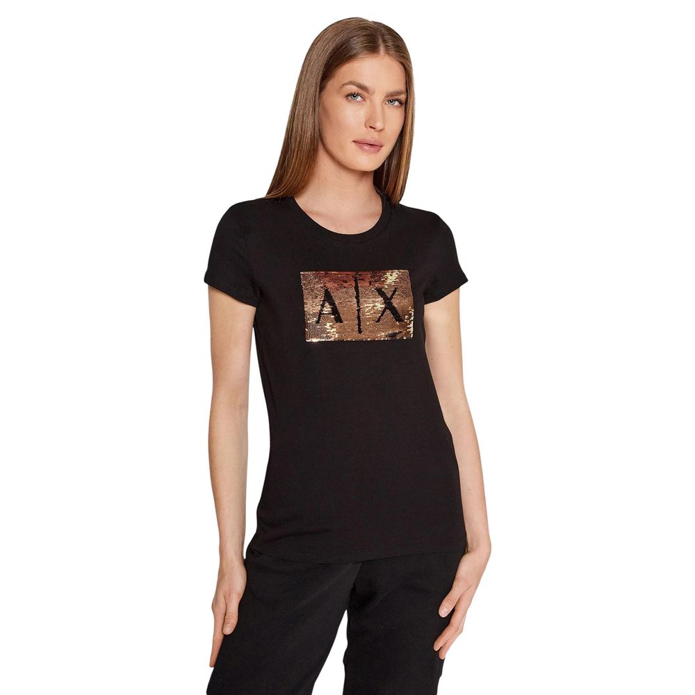 Black Cotton T-Shirt