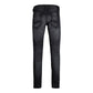 Black Cotton Skinny Jeans