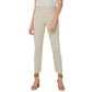 Beige Cotton Mom Jeans